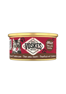 Voskes Jelly Wetfood Thunfisch mit Zahnbrasse 85g