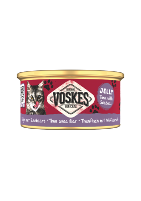 Voskes Jelly Wetfood Thunfisch mit Wolfsbarsch 85g