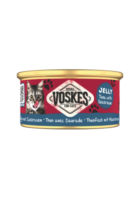 Voskes Jelly Wetfood Thunfisch mit Meerbrasse 85g