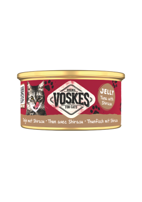 Voskes Jelly Wetfood Thunfisch mit Shirasu 85g