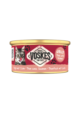 Voskes Jelly Wetfood Thunfisch mit Lachs 85g