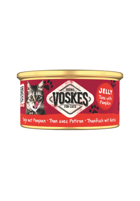 Voskes Jelly Wetfood Thunfisch mit Kürbis 85g