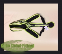 Geschirr S/L schwarz/grün