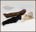 Rinderkopfhaut mit  Fell 4 Stangen á 35cm